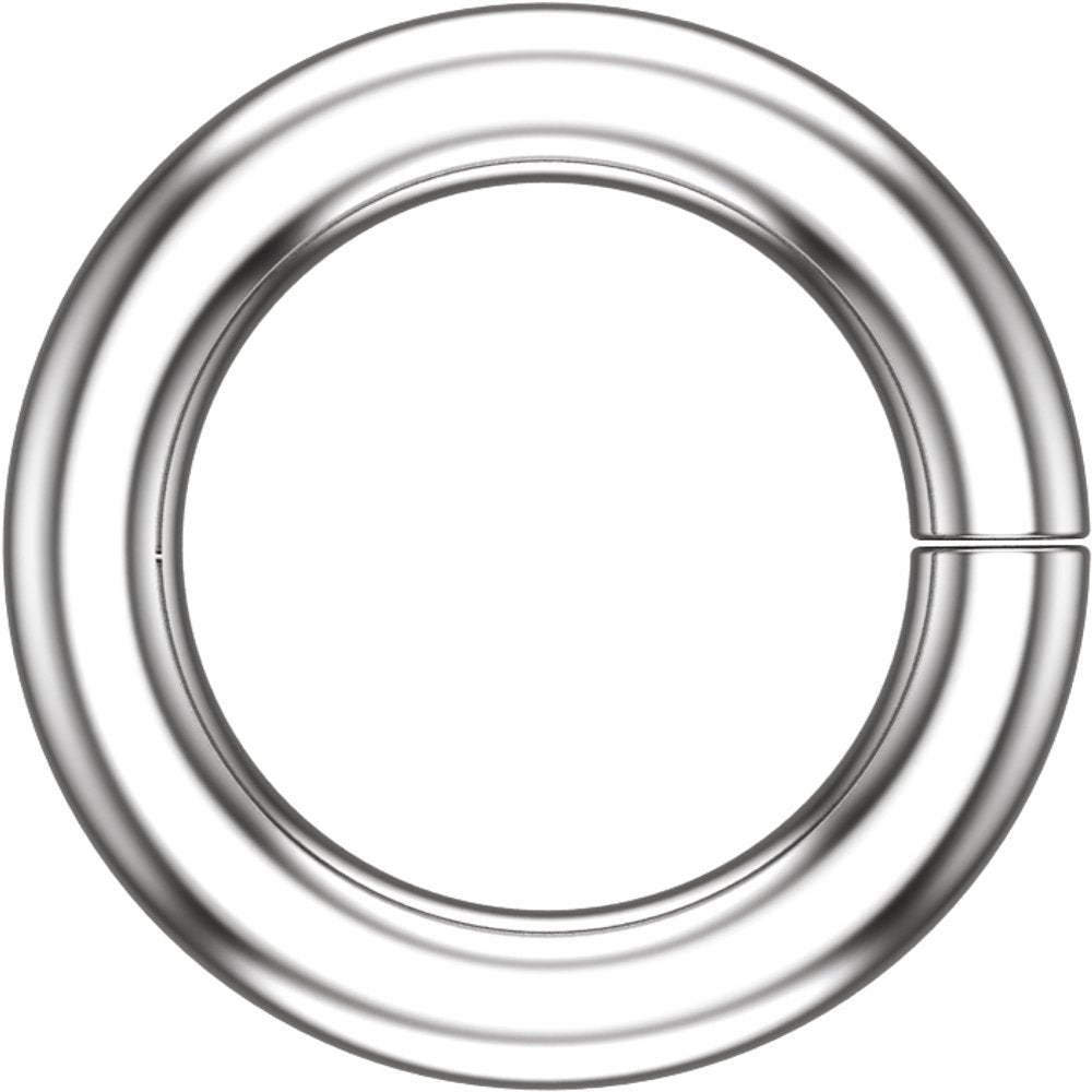 14K White Gold 2 mm ID Round Jump Ring