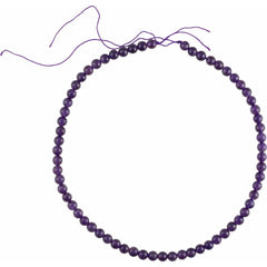 Natural Amethyst Unfinished Bead Strand