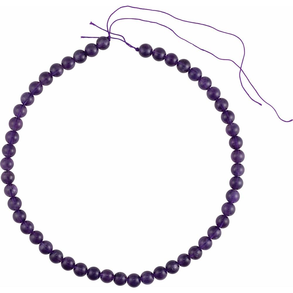 Natural Amethyst Unfinished Bead Strand