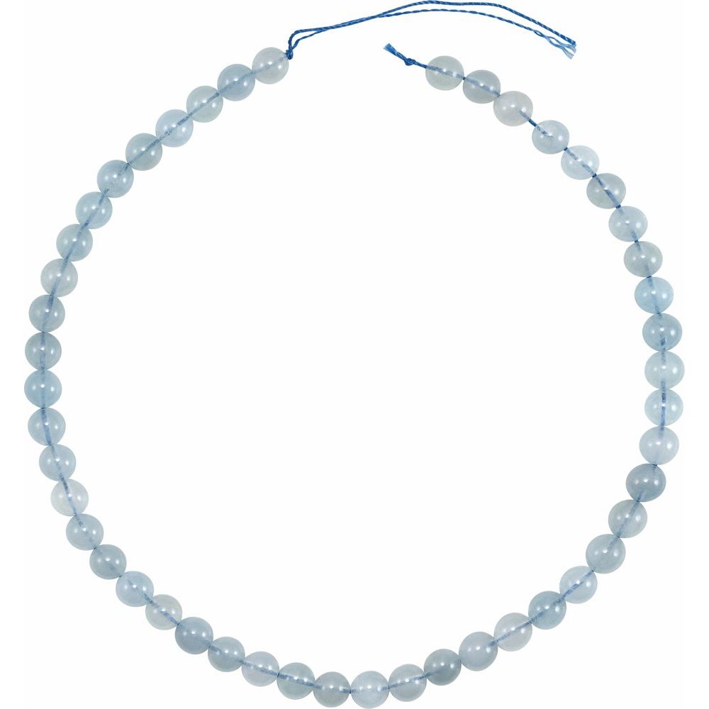 Natural Aquamarine Unfinished Bead Strand