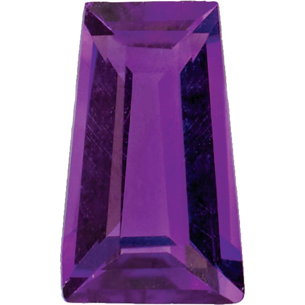 Tapered Baguette Natural Amethyst