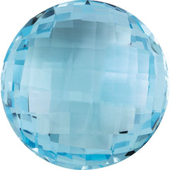 Round Natural Sky Blue Topaz