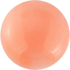 Round Cabochon Natural Pink Coral