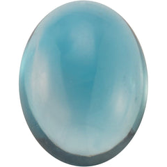 Oval Natural Cabochon London Blue Topaz