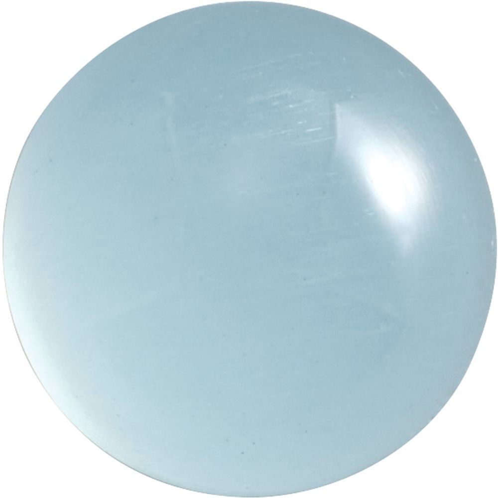 Round Natural Cabochon Aquamarine