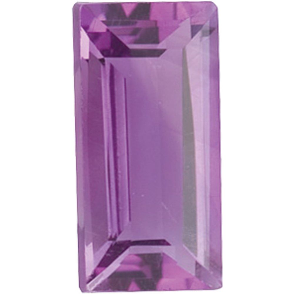 Straight Baguette Natural Amethyst