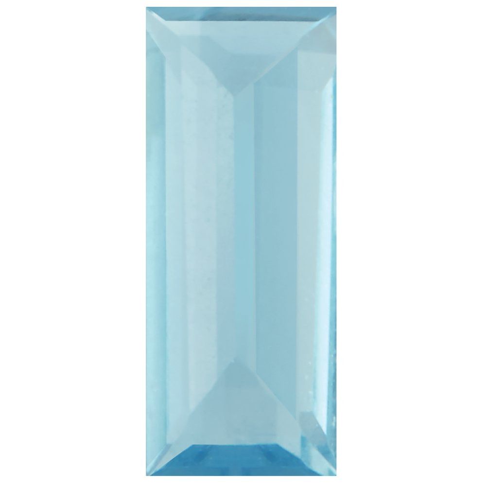 Straight Baguette Natural Aquamarine