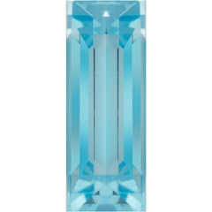 Straight Baguette Natural Swiss Blue Topaz