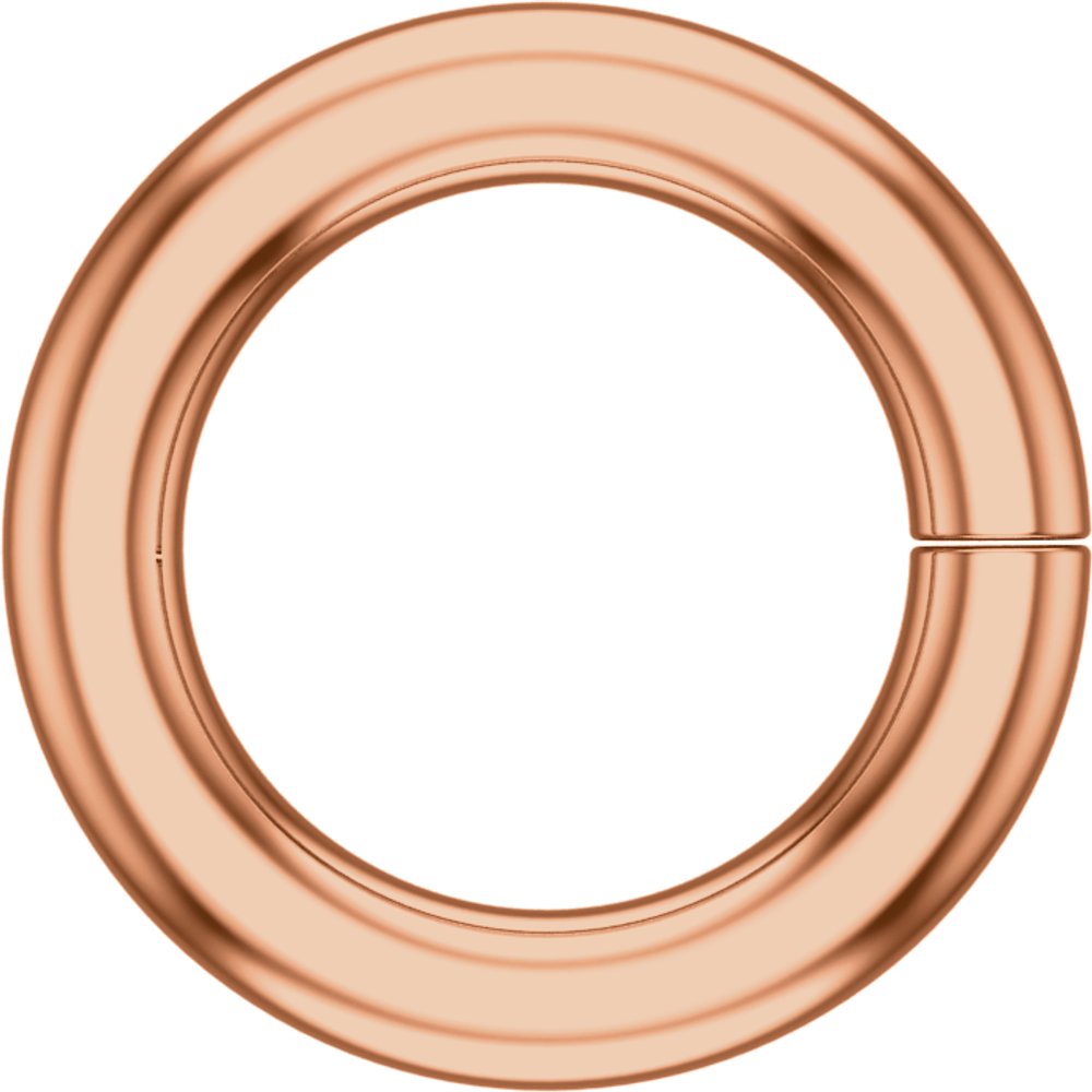 14K Rose Gold 2 mm ID Round Jump Ring