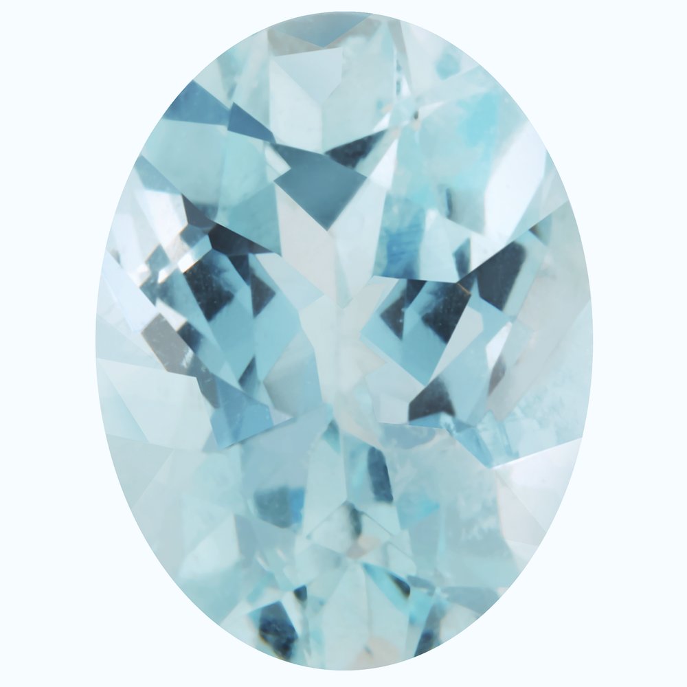 Oval Natural Aquamarine