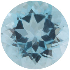 Round Natural Aquamarine