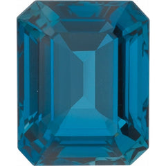 Emerald Natural London Blue Topaz