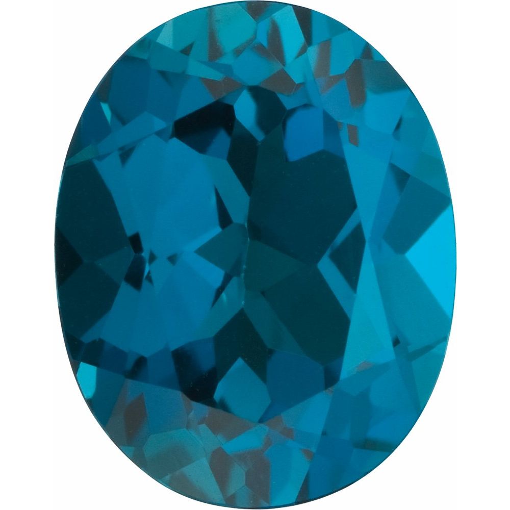 Oval Natural London Blue Topaz