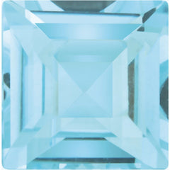 Square Natural Sky Blue Topaz