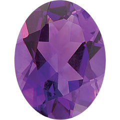 Oval Natural Amethyst