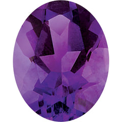 Oval Natural Amethyst