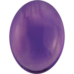 Oval Natural Cabochon Amethyst