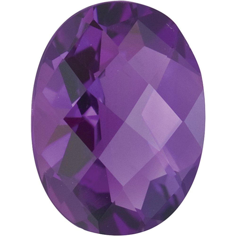 Oval Natural Amethyst