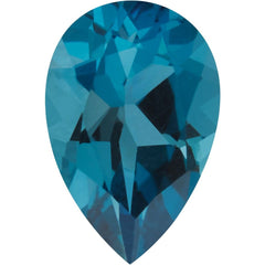 Pear Natural London Blue Topaz