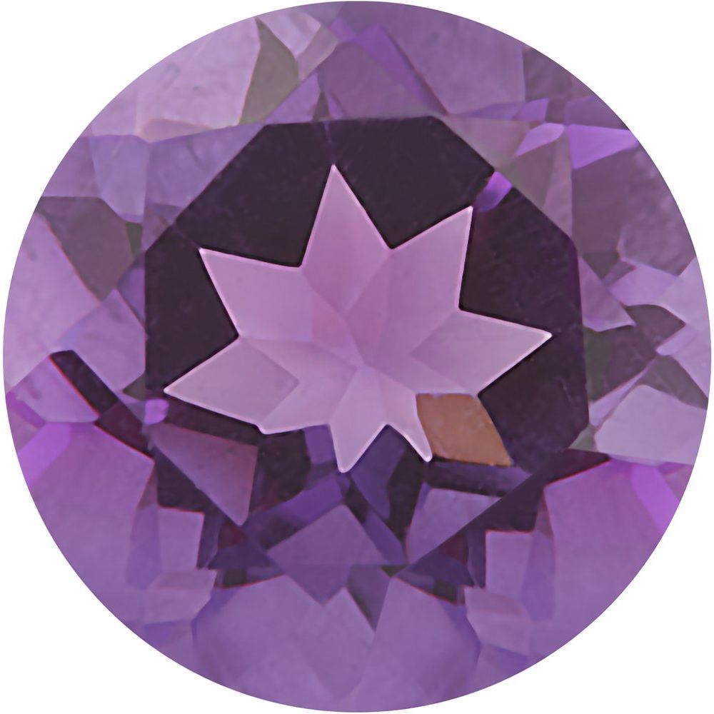 Round Natural Amethyst