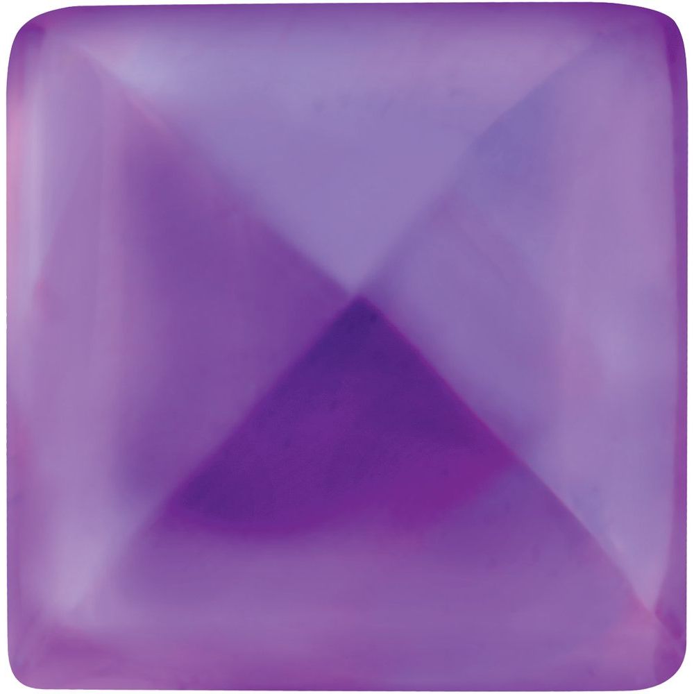 Square Natural Cabochon Amethyst