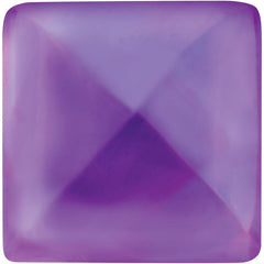 Square Natural Cabochon Amethyst