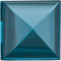 Square Natural Cabochon London Blue Topaz