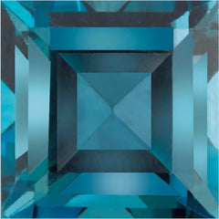 Square Natural London Blue Topaz