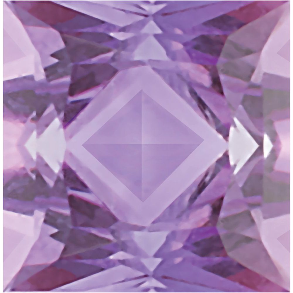 Square Natural Amethyst