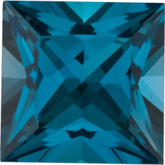 Square Natural London Blue Topaz