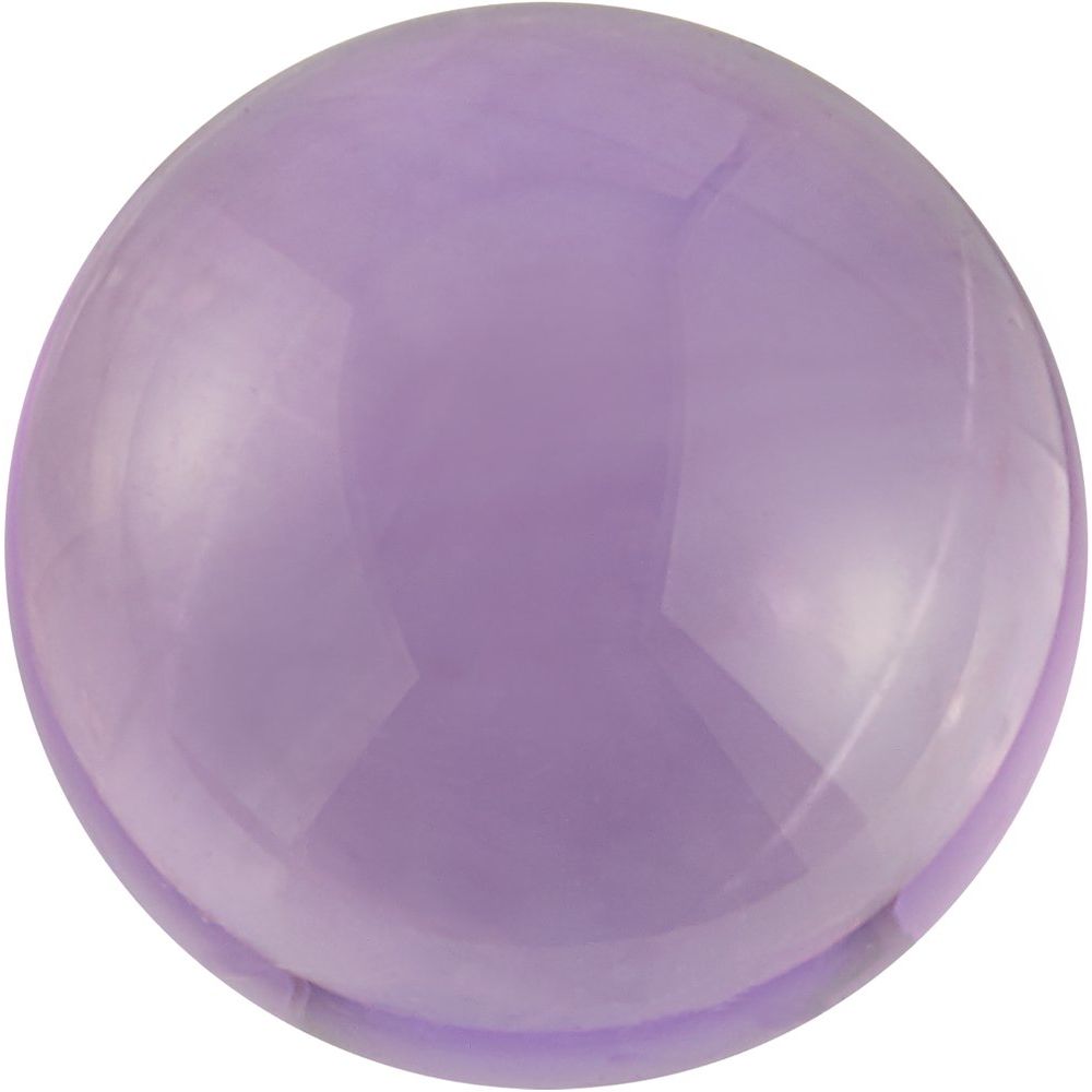 Round Natural Cabochon Amethyst