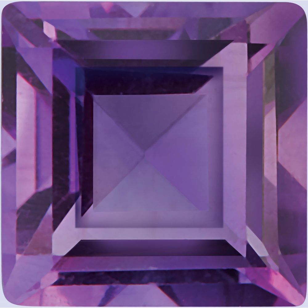 Square Natural Amethyst