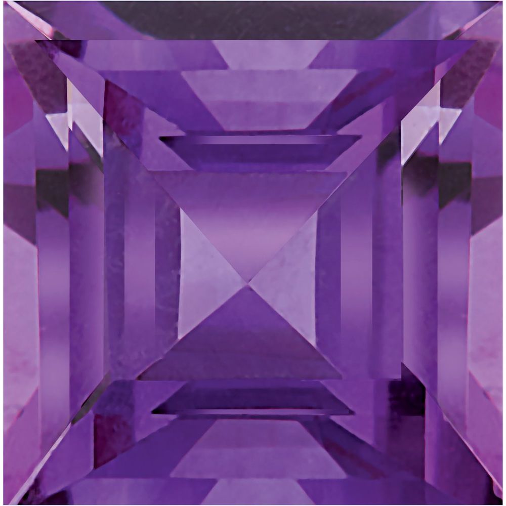 Square Natural Amethyst