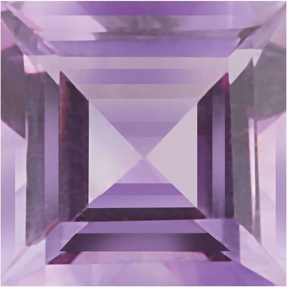 Square Natural Amethyst