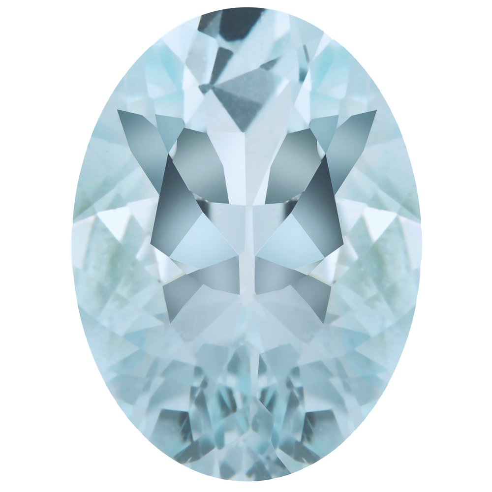 Oval Natural Aquamarine