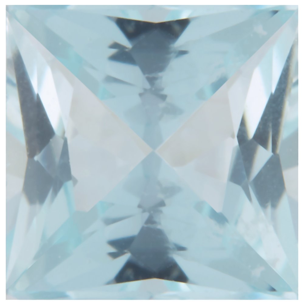 Square Natural Aquamarine