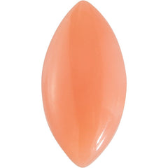 Marquise Cabochon Natural Pink Coral