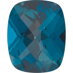 Antique Cushion Natural London Blue Topaz