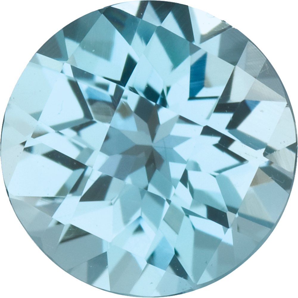 Round Natural Sky Blue Topaz