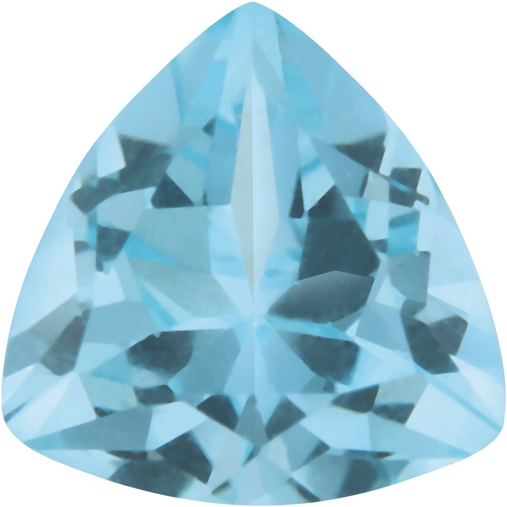 Trillion Natural Sky Blue Topaz