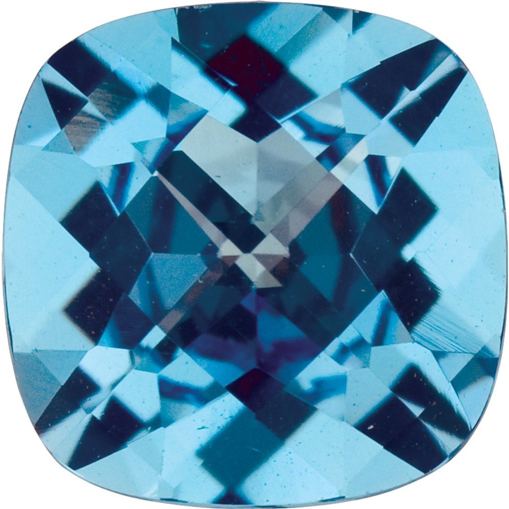 Cushion Natural Swiss Blue Topaz