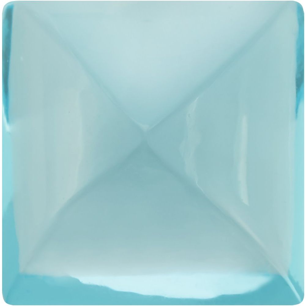 Square Natural Cabochon Swiss Blue Topaz