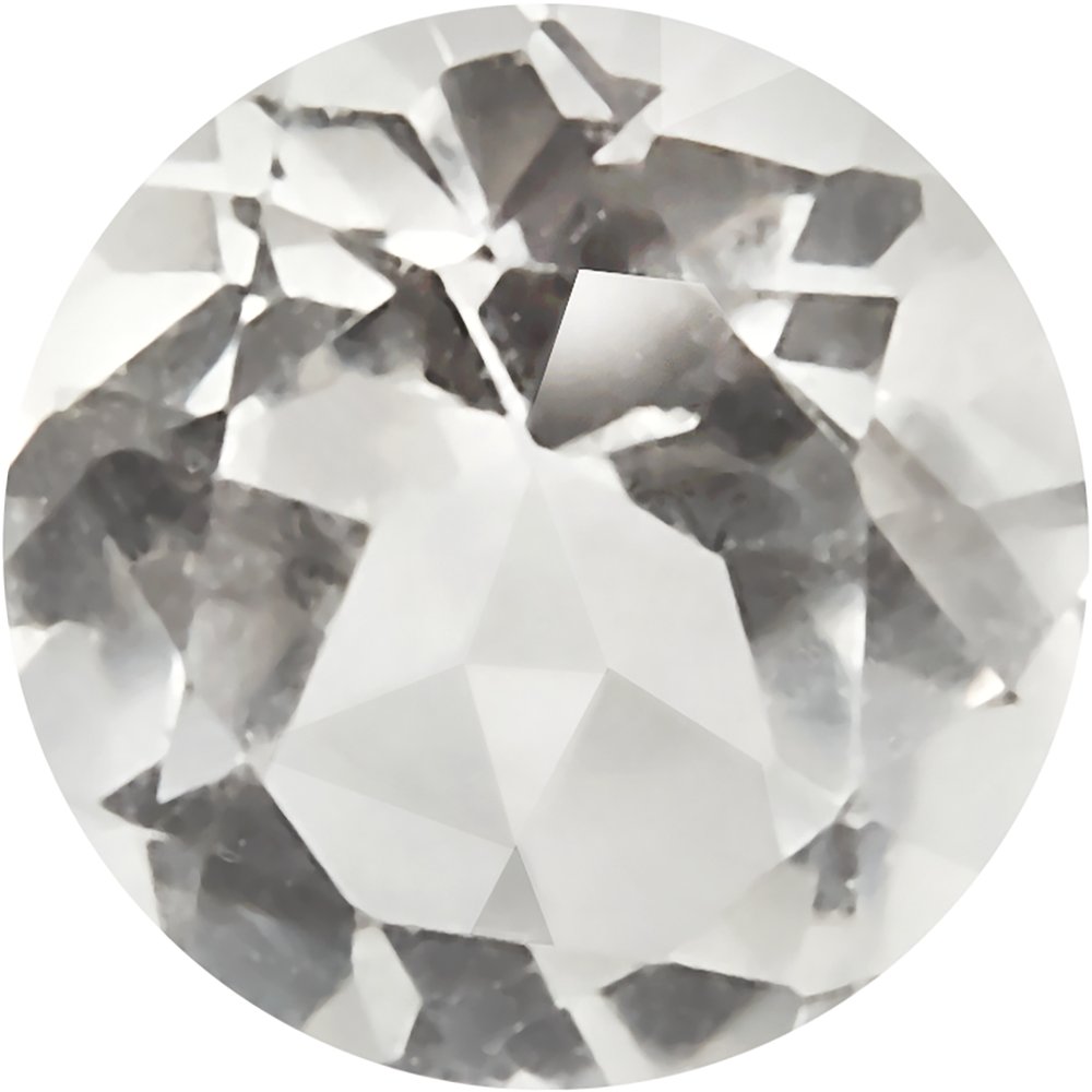 Round Natural White Topaz