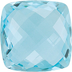 Cushion Natural Sky Blue Topaz