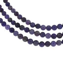 Jay King Sterling Silver Graduated Indigo Tanzanite Beaded Necklace 18"