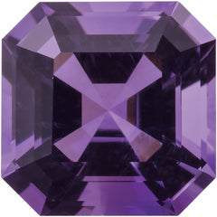 Asscher Natural Amethyst