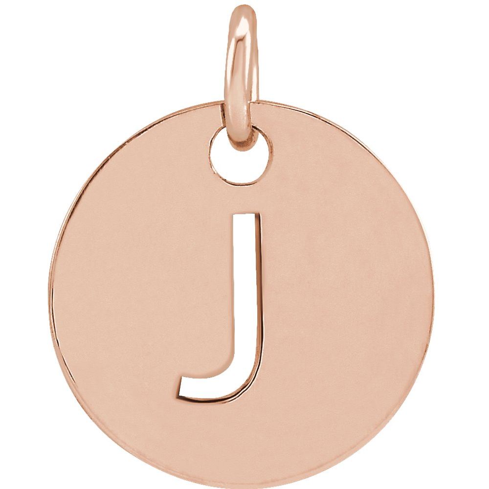 14K Rose Gold Personalized  Pendant