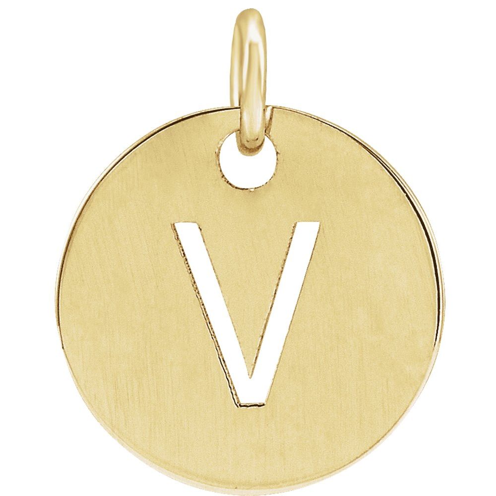 Yellow gold Personalized  Pendant