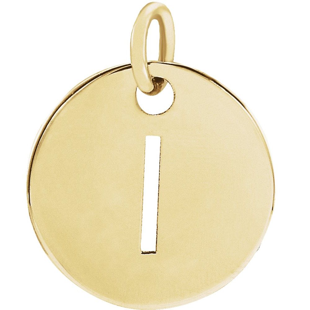 Yellow gold Personalized  Pendant