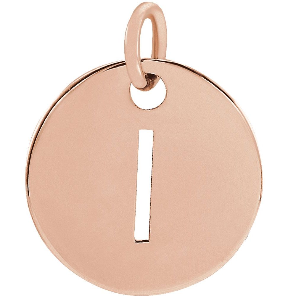 14K Rose Gold Personalized  Pendant